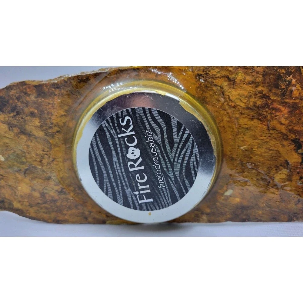 Unique Tabletop Fire Rock Candle (firerocksusa.biz)
